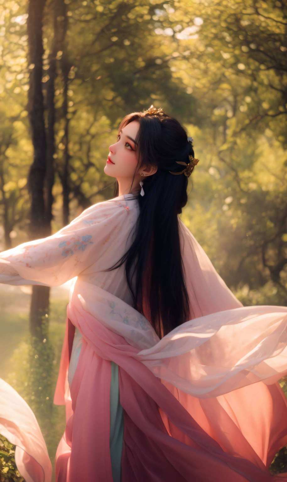 都能让人仿佛置身于玄幻世界的绚丽画卷中你的电脑桌面怎能少了她的身影？高清壁纸