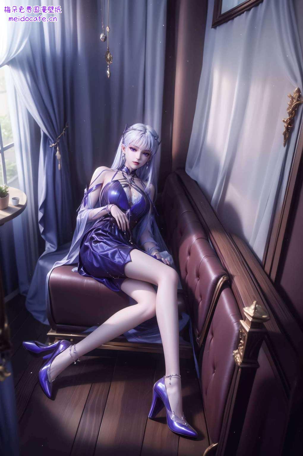 她的倩影让人不禁陶醉于国漫女神的婉约与灵动