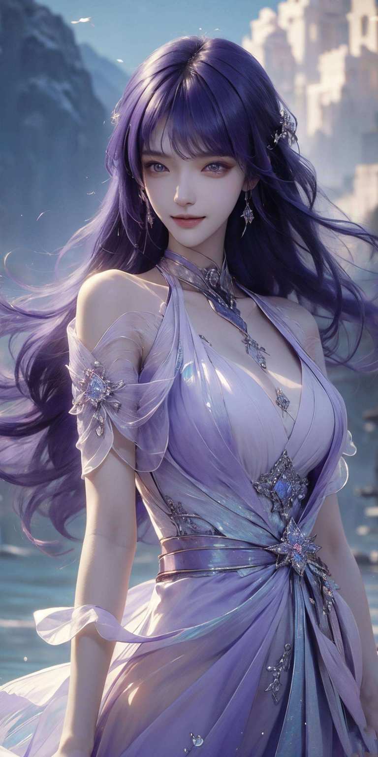 聊作壁纸之素材倩影生辉