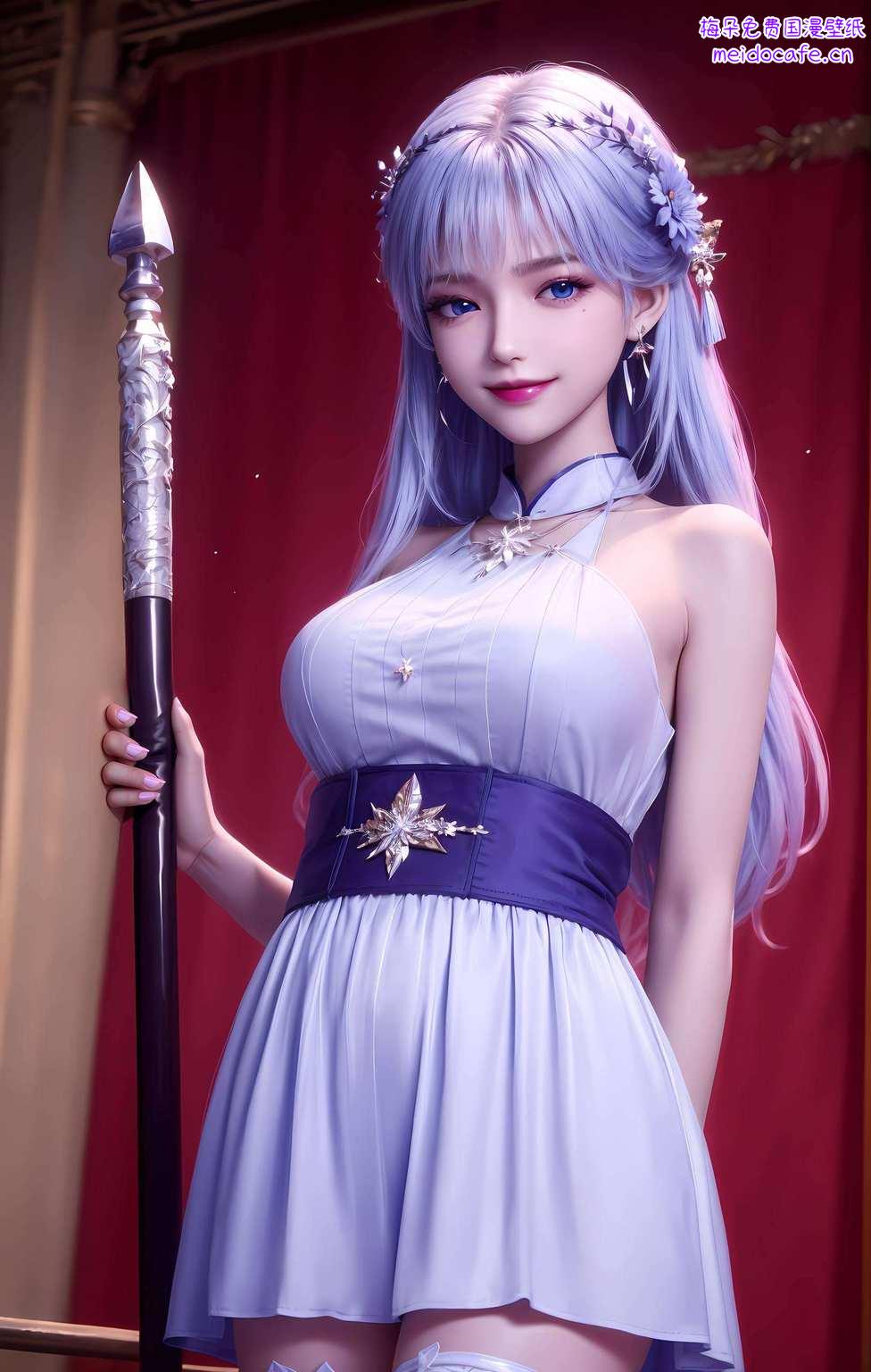 嘿甜美微笑中带着一丝玄幻气质