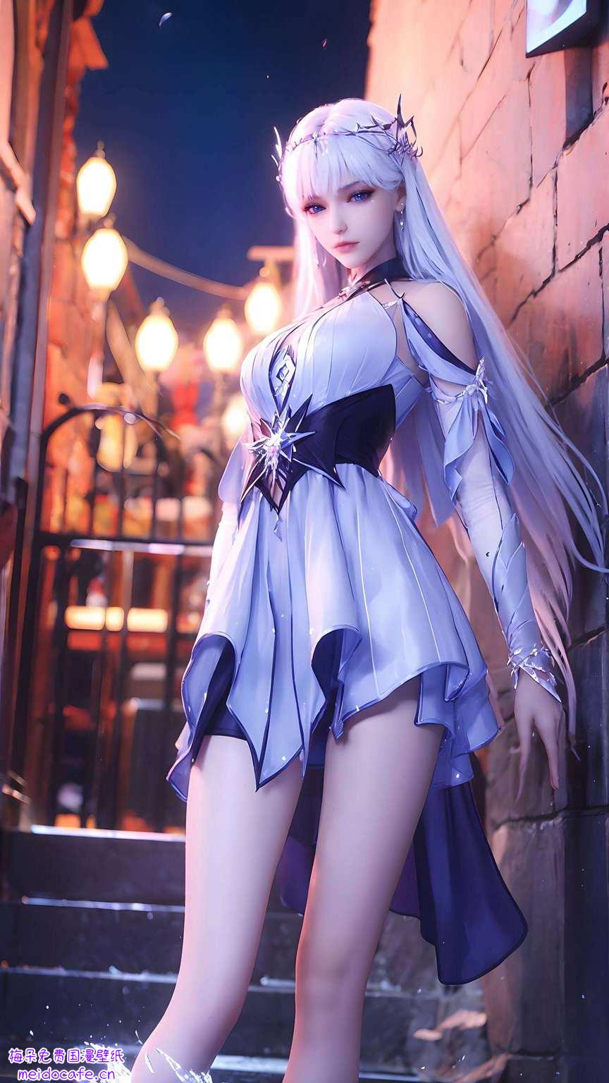 谁让她是国漫女神的代表呢？不管是动漫美女还是玄幻世界的精灵嘿