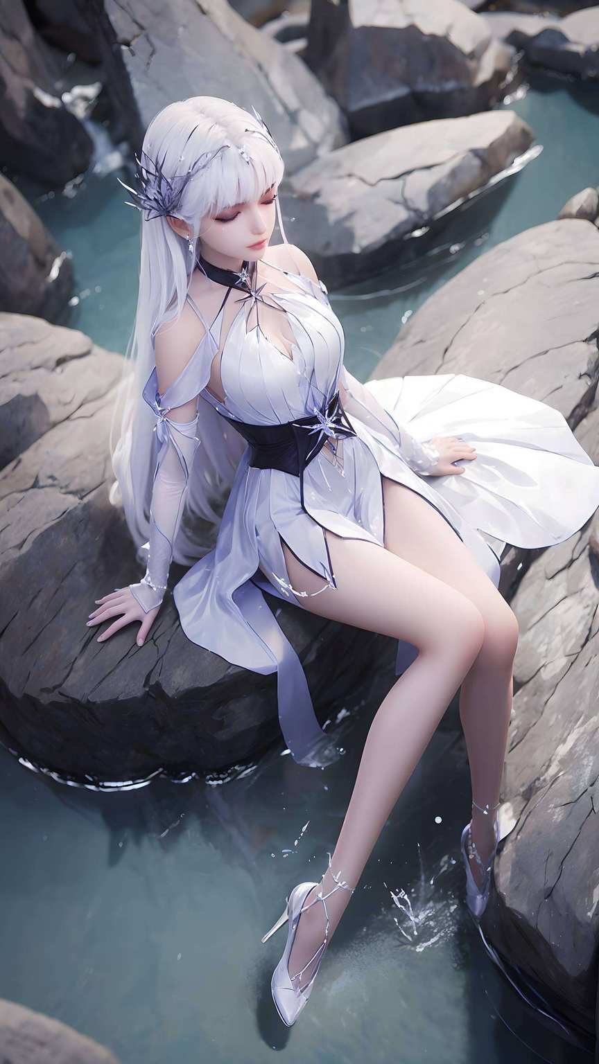 让人一见倾心她的美丽犹如夏夜的星空
