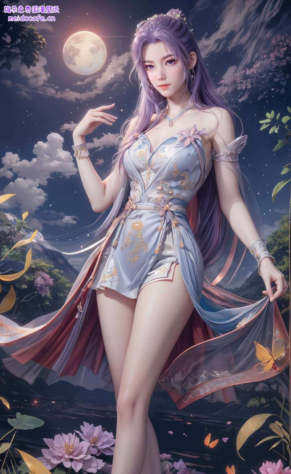 高清壁纸4K呈现国漫女神们的倩影翩翩起舞