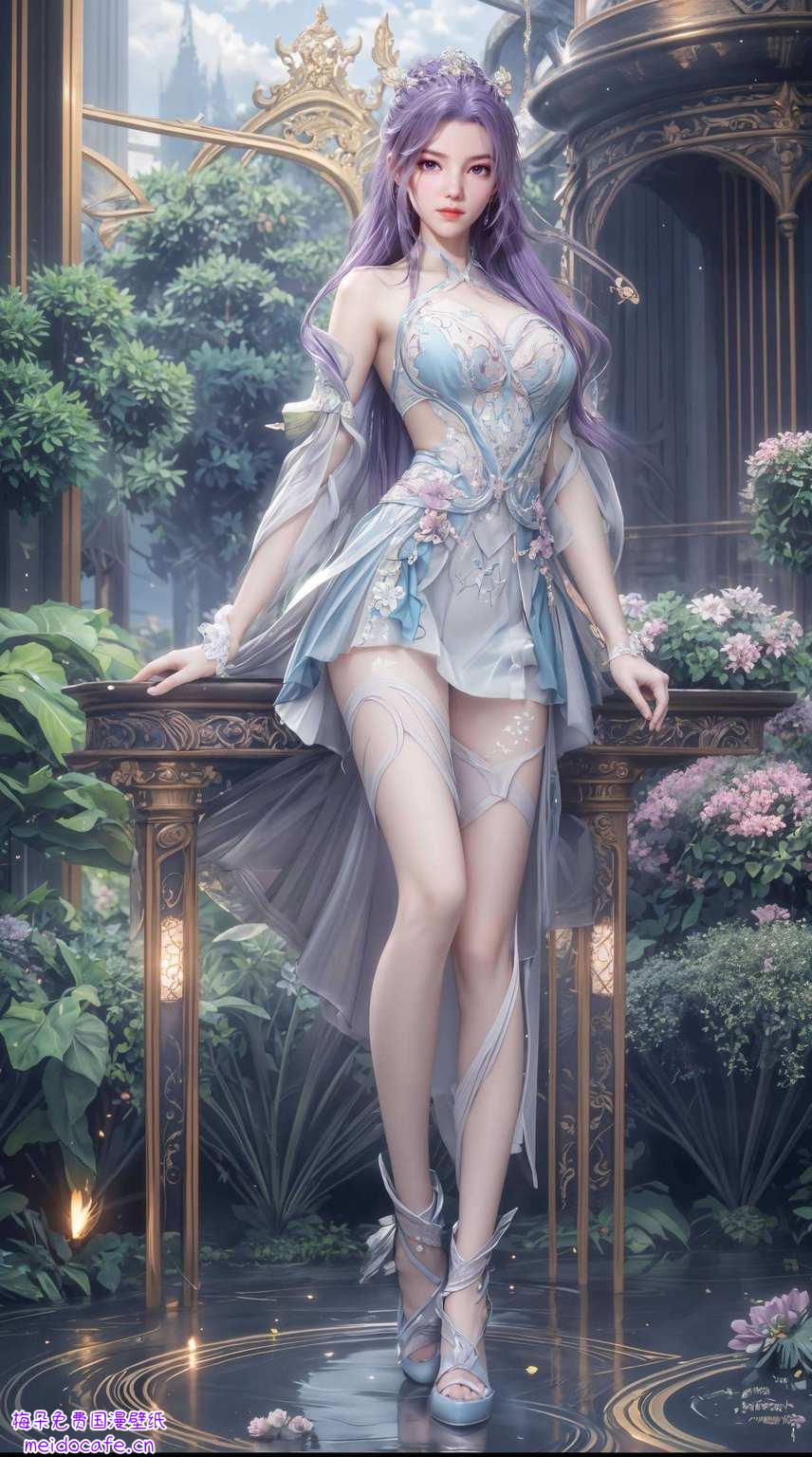 在这五彩斑斓的国漫世界里动漫美女们的笑靥