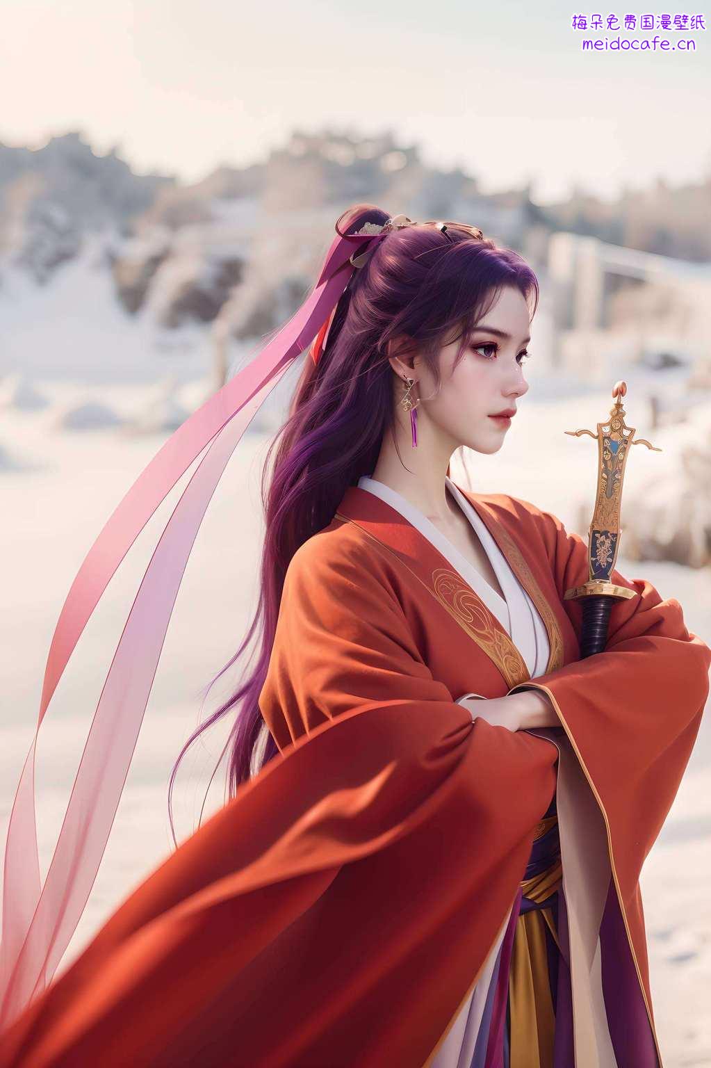 师兄云霄漫步江湖乃国漫中一等一之美女