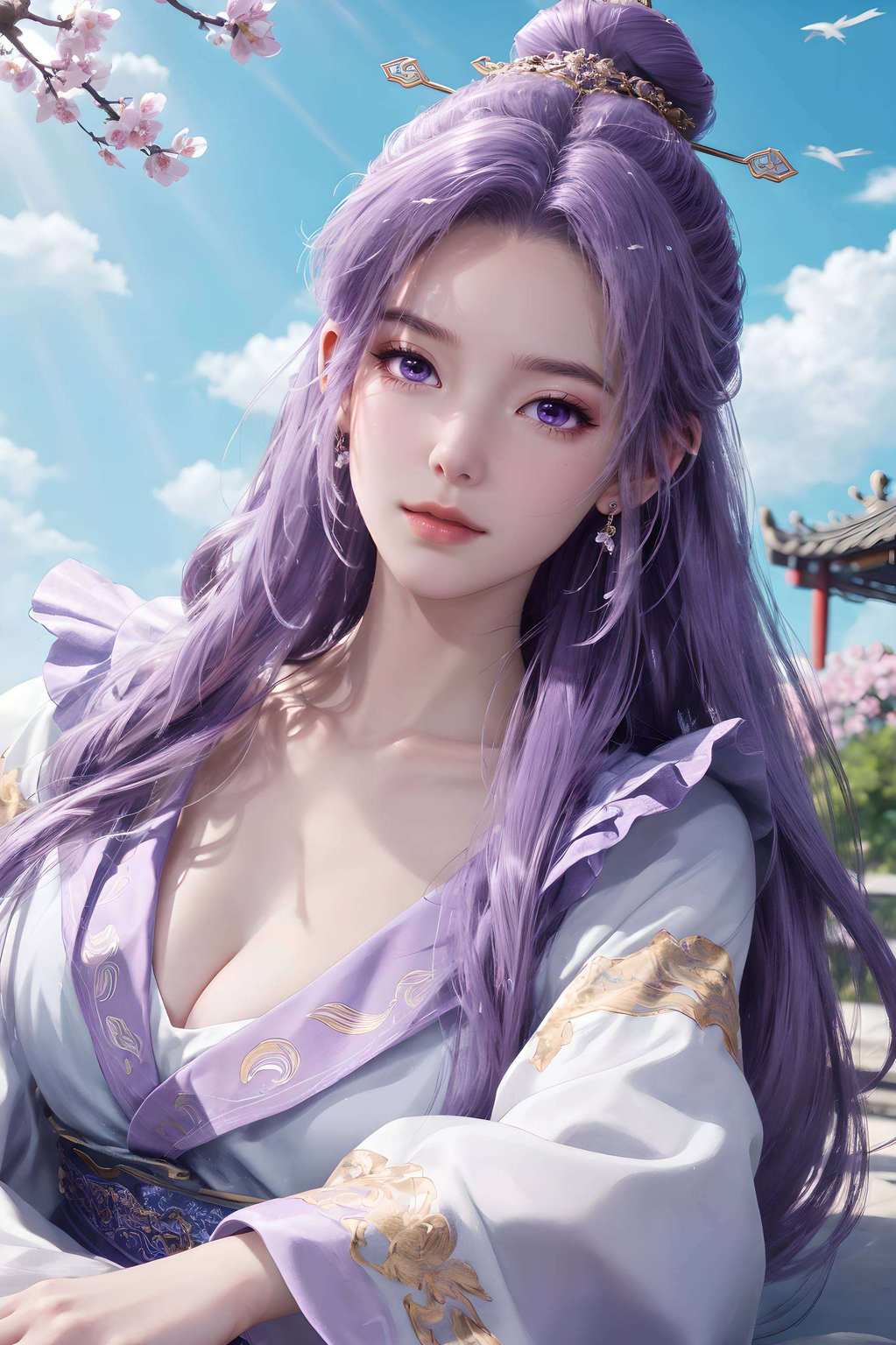 玄幻色彩渲染每一帧动漫女神与美女齐聚