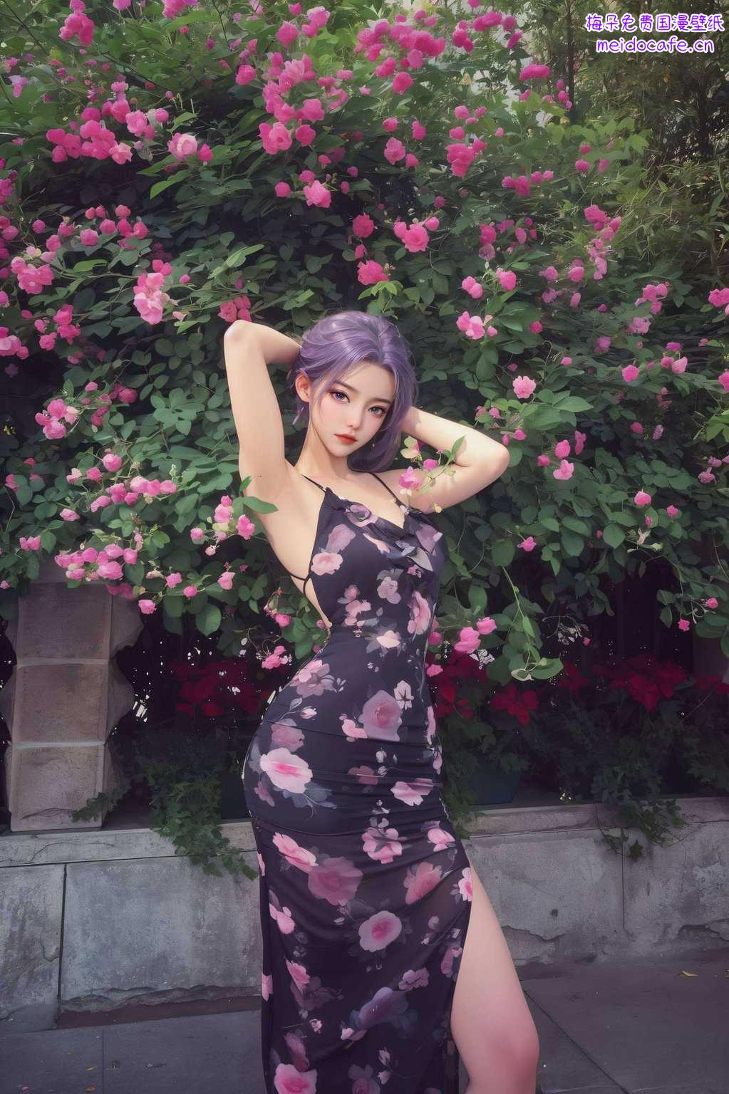 如同动漫美女的画卷她们的美