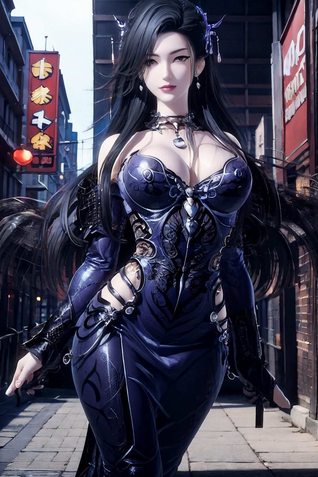 各位屏幕前的潮流达人你的PC宽屏壁纸换上这位玄幻美女