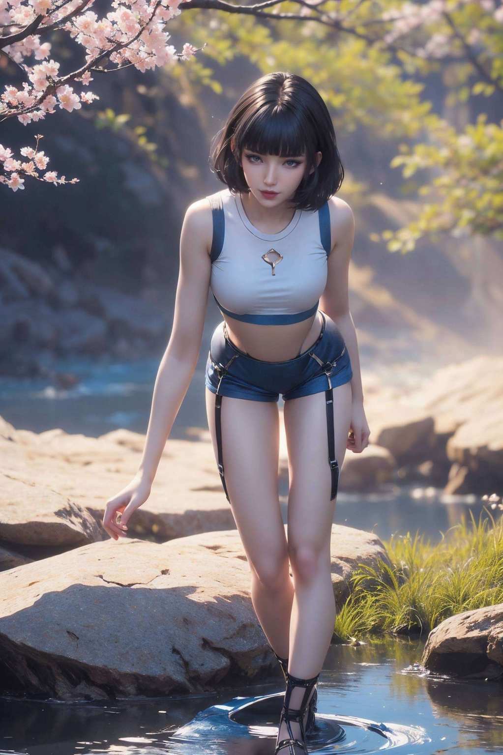 她的高清壁纸仿佛从吞噬星空的奇幻篇章中走来