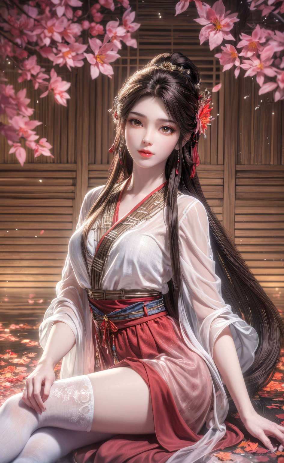 翩翩舞姿在这绚丽多彩的国漫世界里