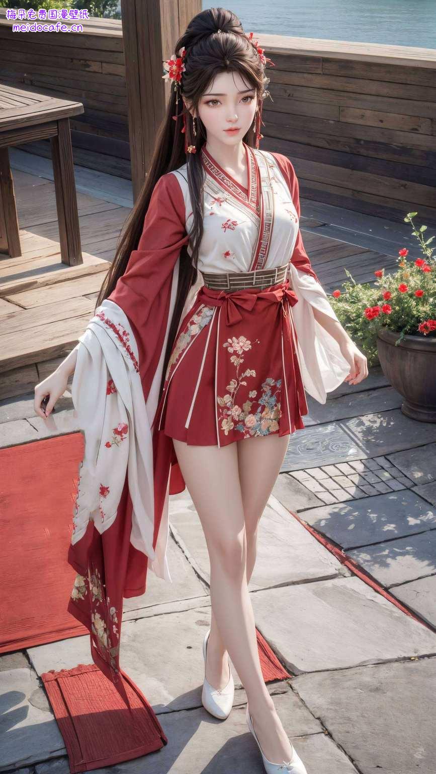 仿佛那动态的画面中每当看到火灵儿的背影壁纸