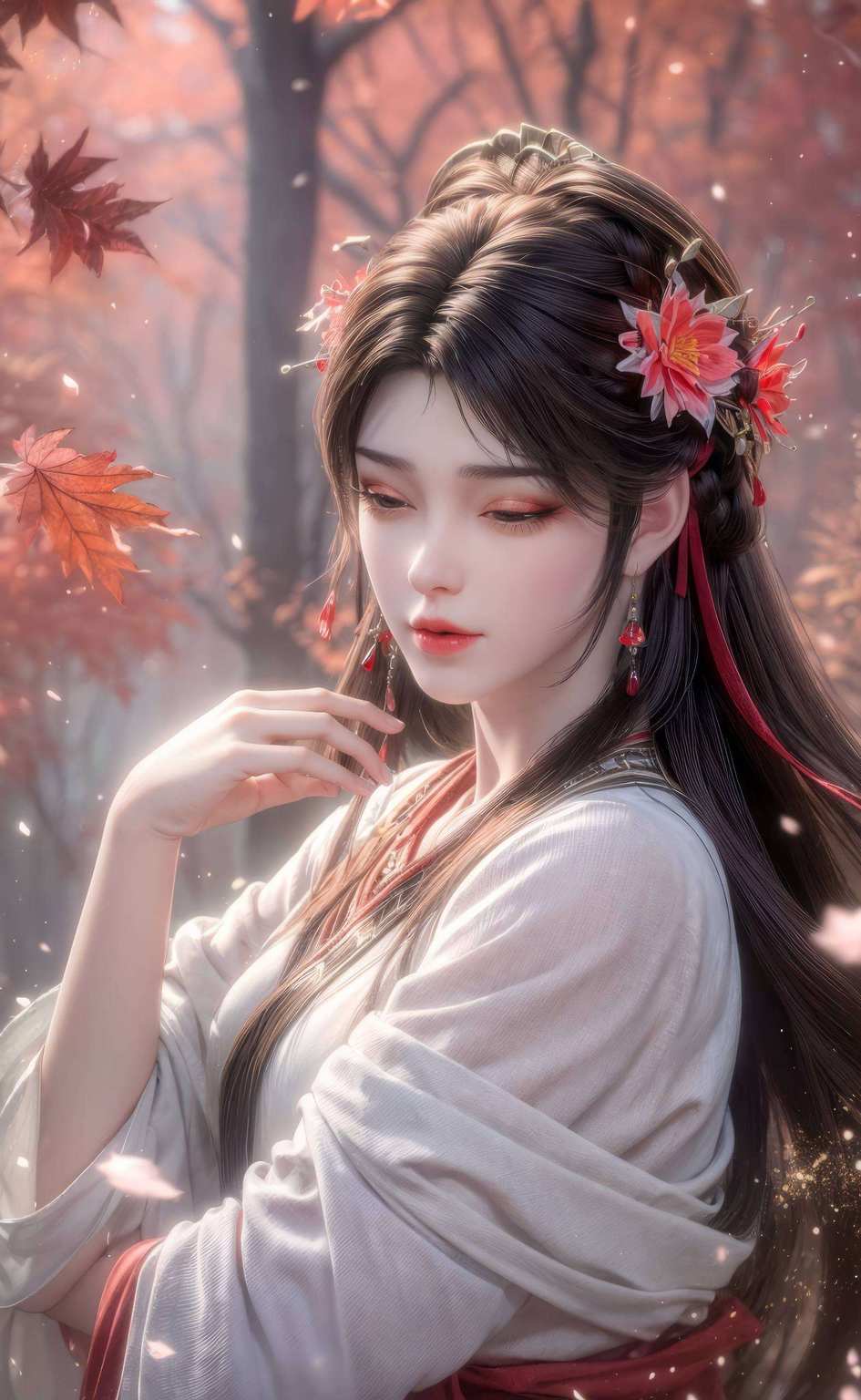 美得让人心动这款火灵儿图片壁纸