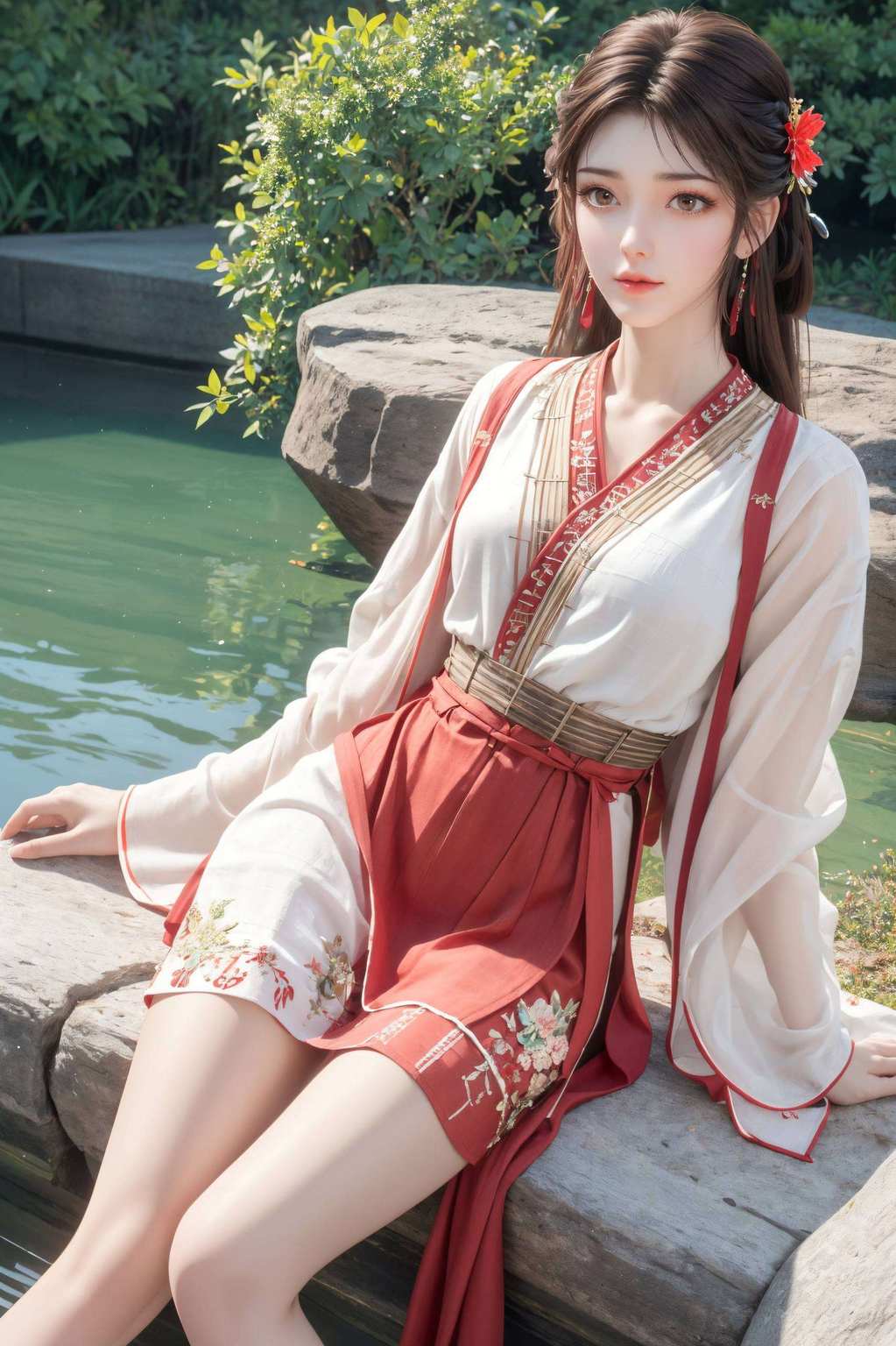 碧水青天国漫之美映眼前