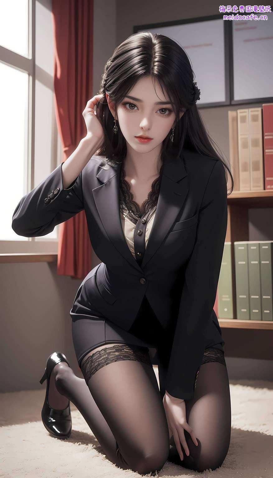 快来看看这国漫女神的魅力吧！工作效率都能涨三倍呢！啥也不说