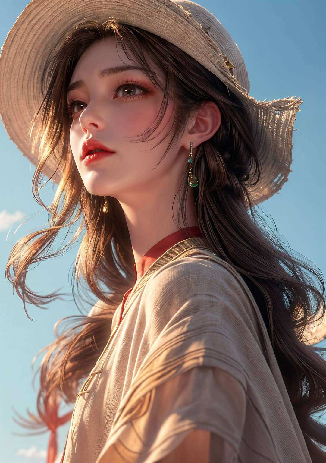 壁纸绘神韵；完美世界景动漫之中觅仙子