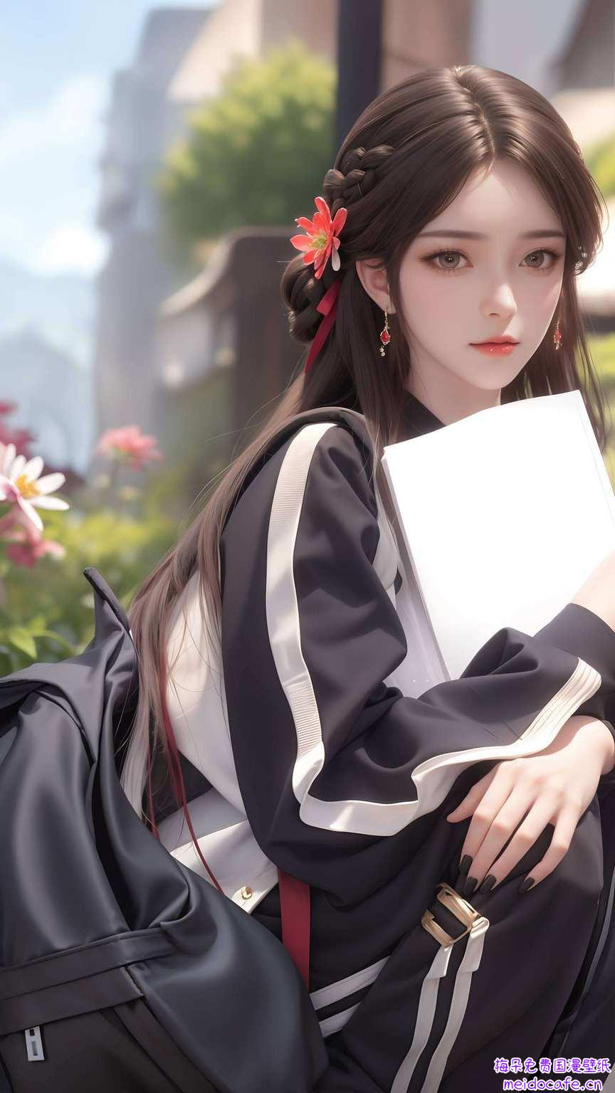 高清壁纸国漫女神之光华