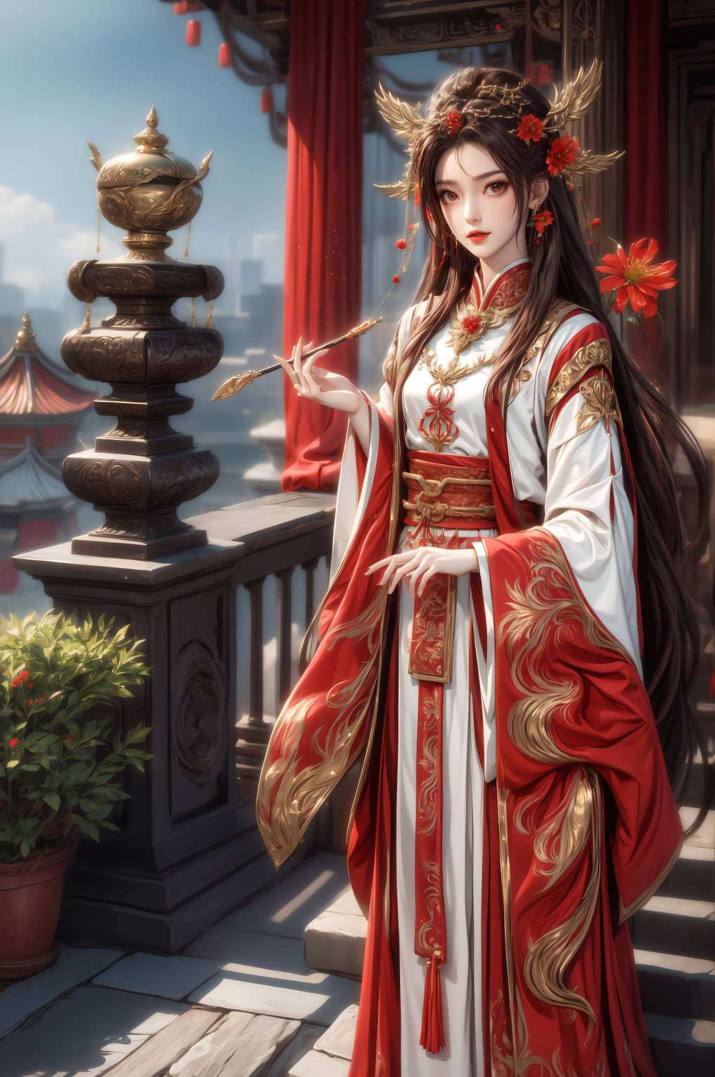高清得能照出你的倒影呢！那火灵儿这壁纸