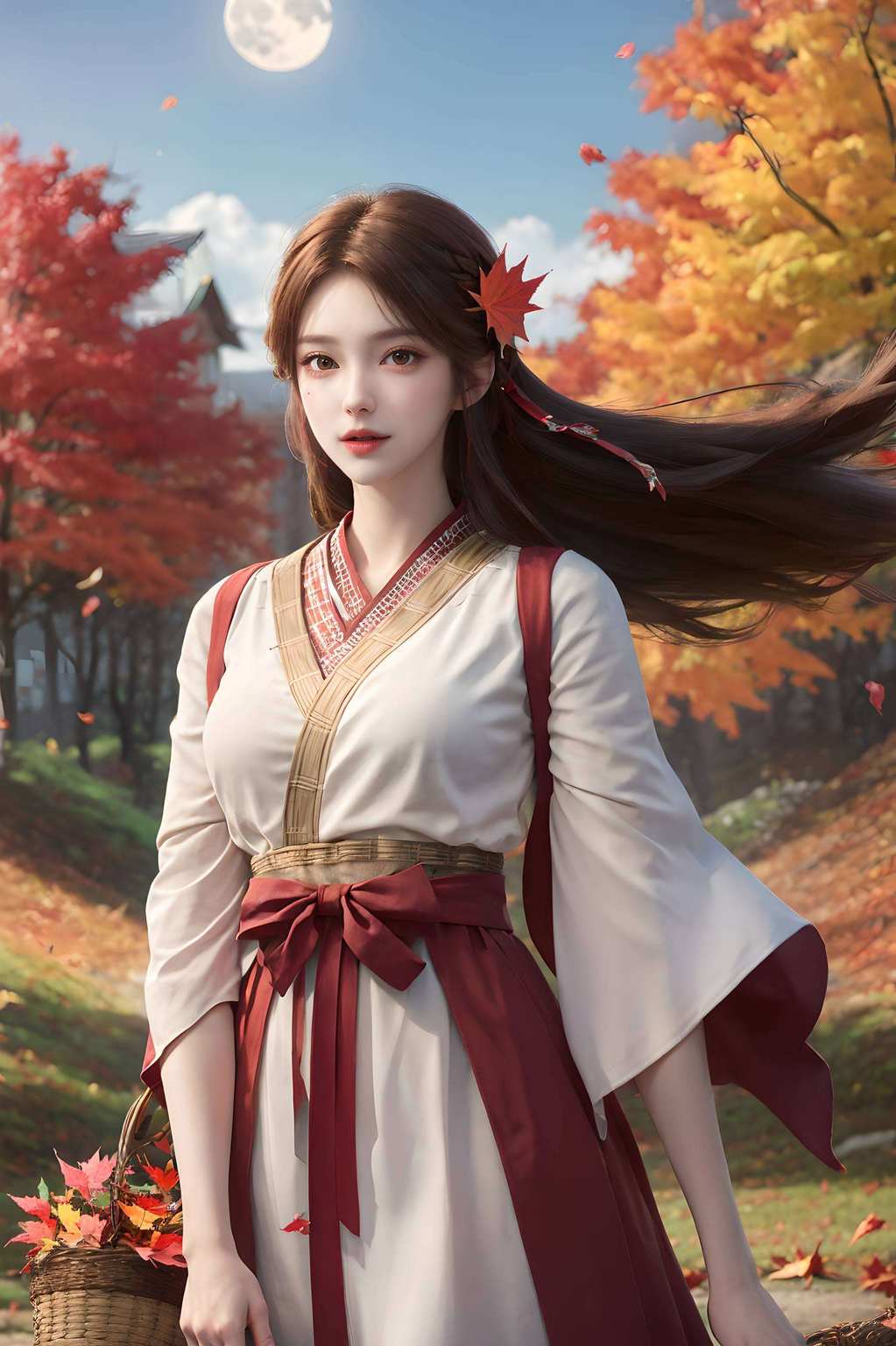 一瞥惊鸿影国漫美女姿