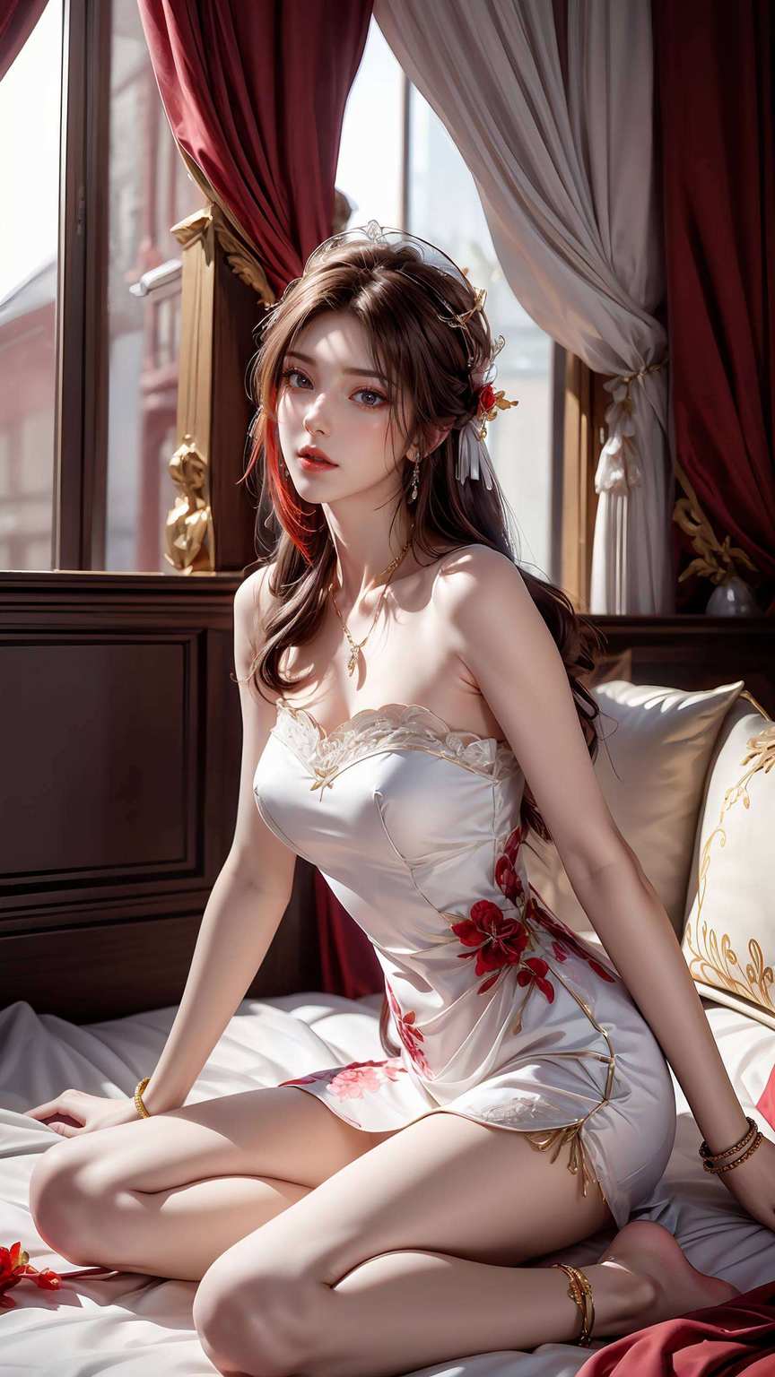 画卷中映女神风采