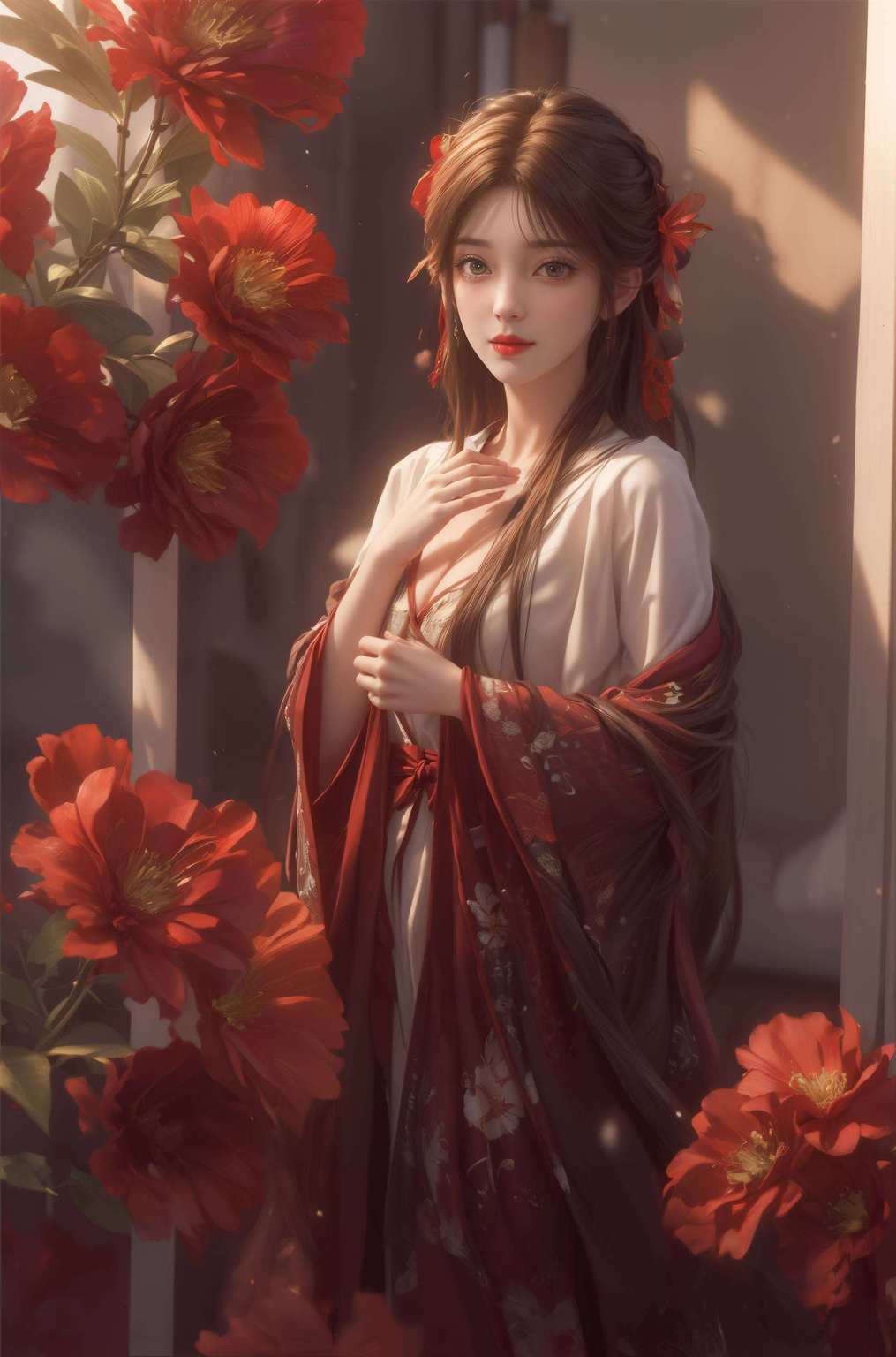 火灵儿仿佛能穿透屏幕