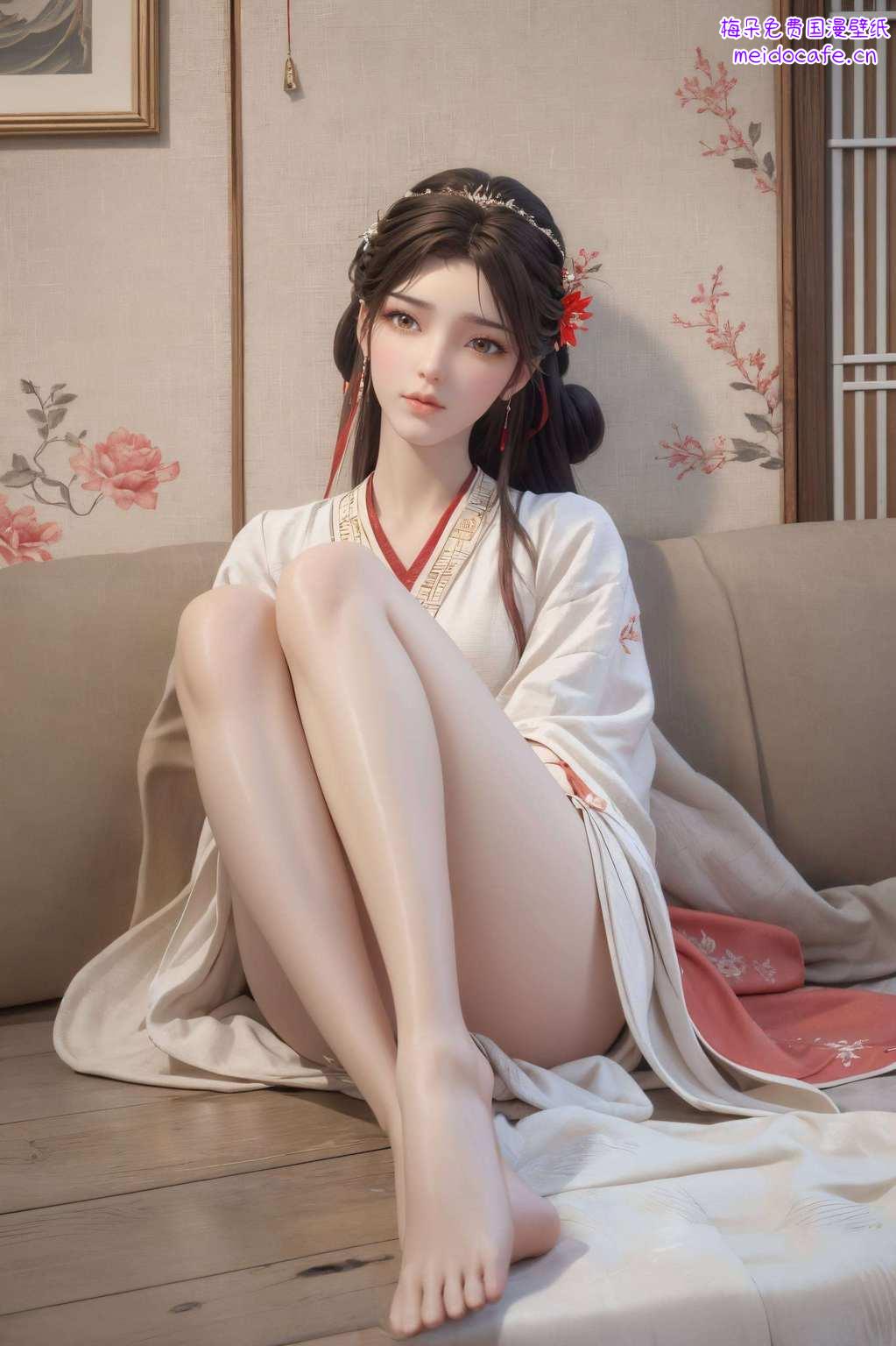 美女壁纸辉壁纸映清辉,玄幻世界游