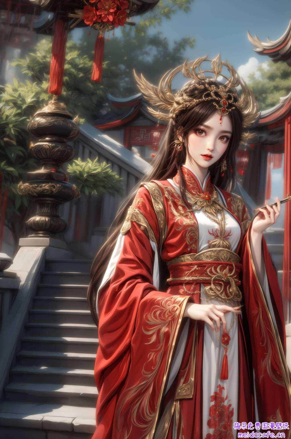 想要把国漫女神的美貌和魅力随身携带？这组火灵儿壁纸绝对能满足你的愿望都能让你眼前一亮！从完美世界的玄幻场景中提取元素
