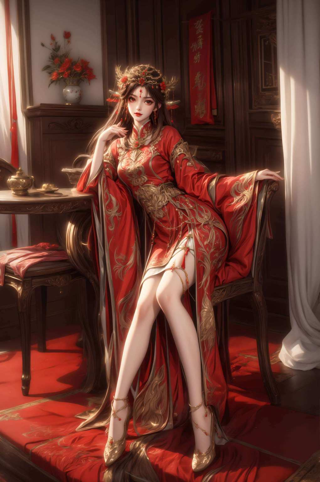 这是艺术！无论是放在iPhone上还是电脑上这火灵儿的背面高清壁纸简直美爆了！完美捕捉了她在完美世界中的玄幻气质