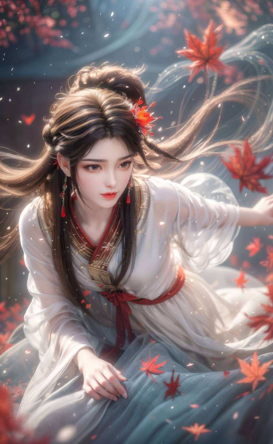 为你的电脑桌面带来一抹不染尘埃的玄幻气息她的眼神清澈如水