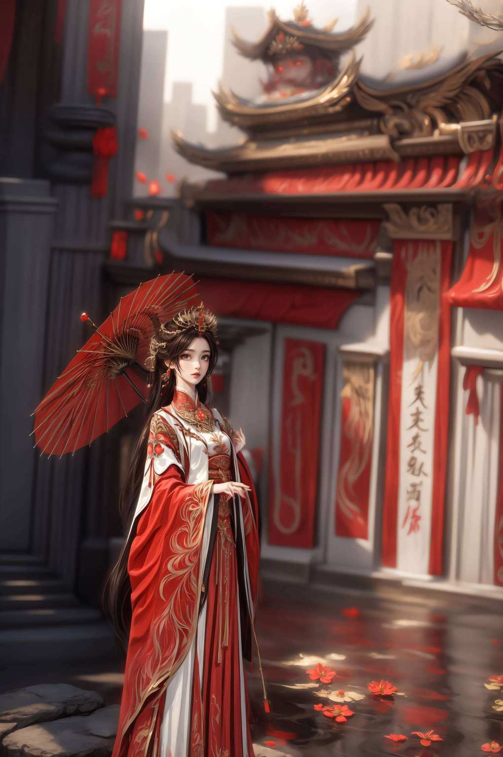 如同壁画中走出的仙子化作石昊手机壁纸上的高清画面