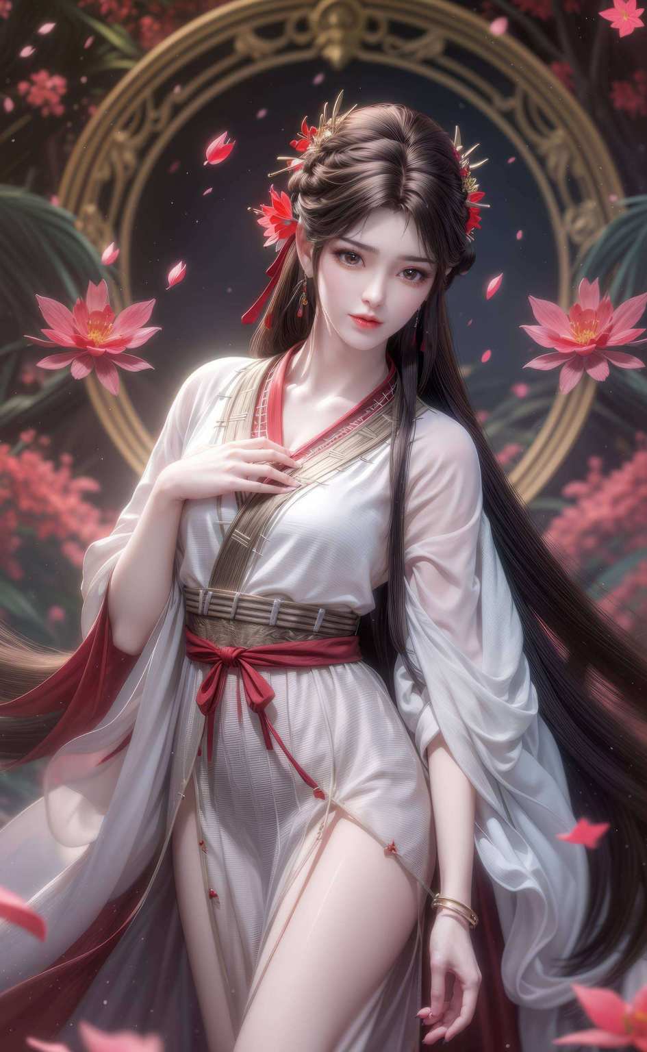 火灵儿翩翩舞壁纸之中映国漫之韵