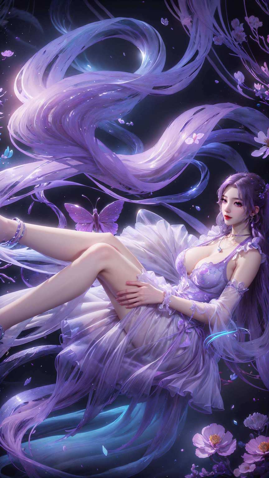 玄幻之美尽显美眸含情凝视深