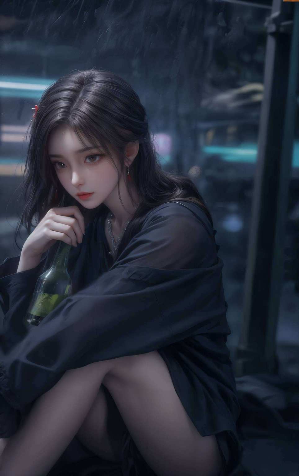 眼含星河让你的视觉沉浸在国漫美女的柔美与力量之中