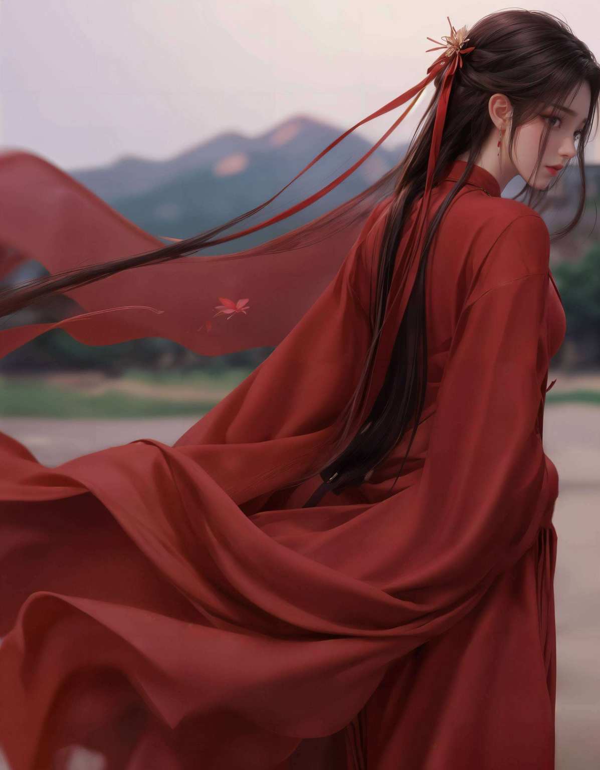 不仅是动漫美女的象征火灵儿如同一抹炽热的火焰