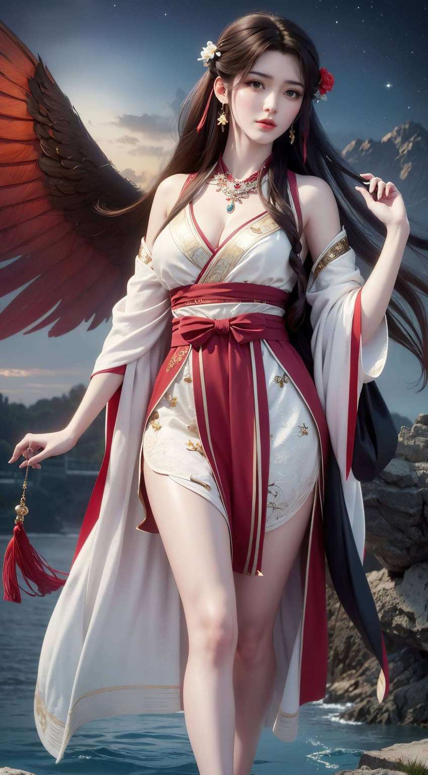 保准让你的电脑瞬间变身玄幻仙境！谁让她是国漫界的颜值担当今儿给大家带来一款超吸睛的4K超清壁纸——少女火灵儿！这可不是一般的国漫女神哦