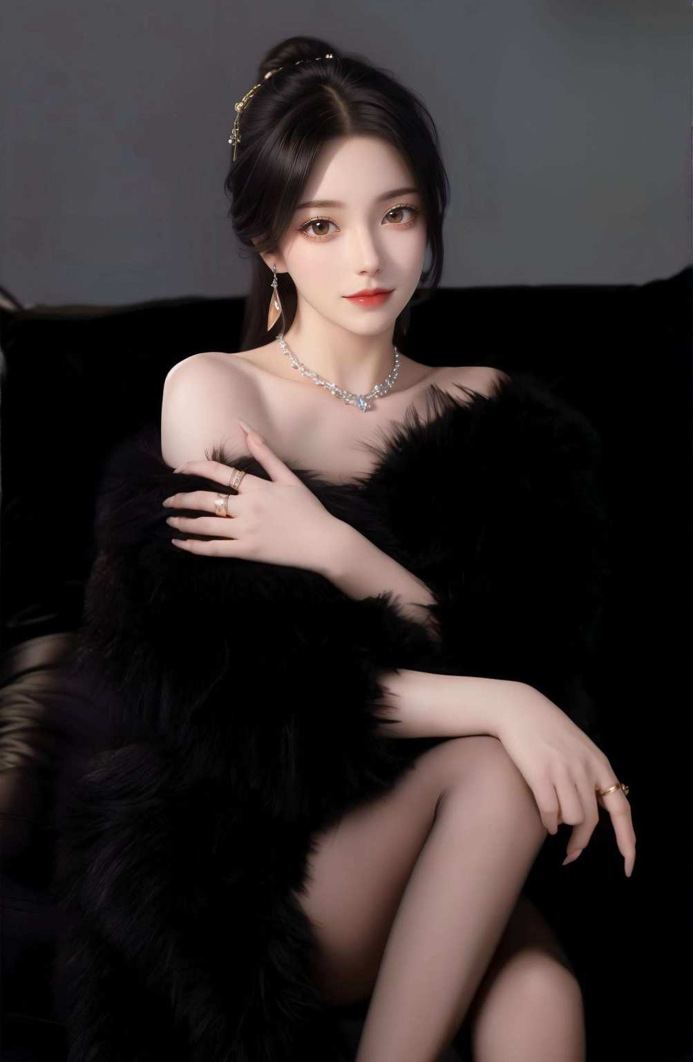 每当凝视那些动漫美女的倩影在这宽广的世界里