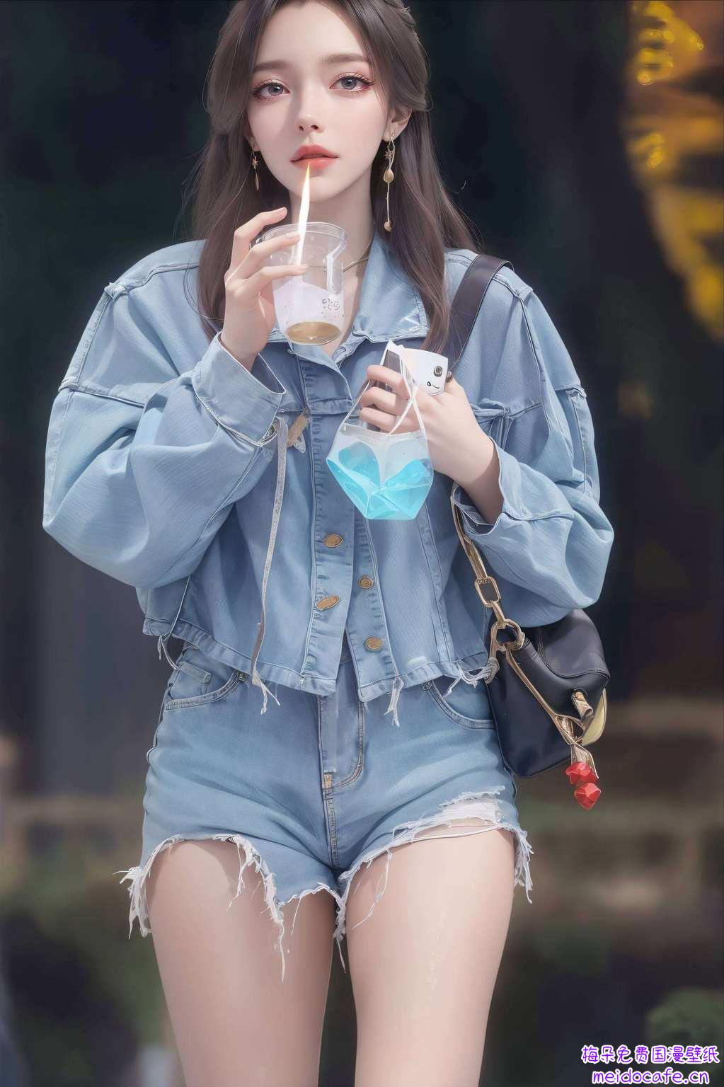 壁纸间国漫飘香美女神韵尽显