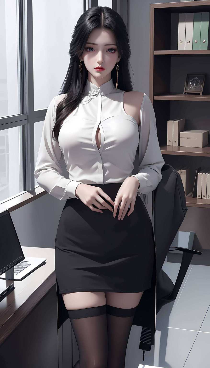 动漫女子展示国漫之美