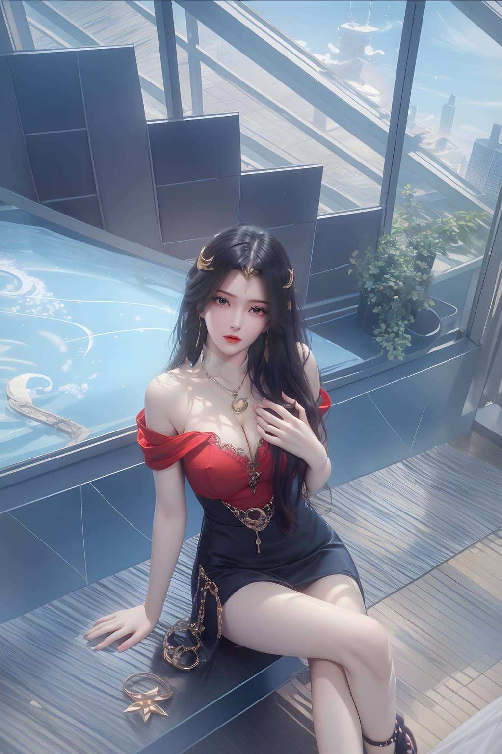 神女柳神间动漫国漫美