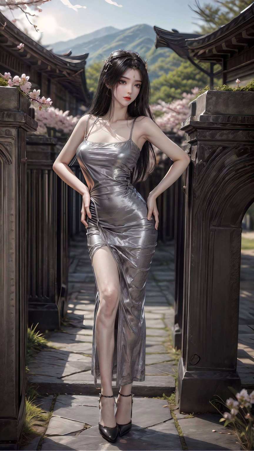 快来看看这位国漫美女的别样风情吧！别看她平时玄幻风满满