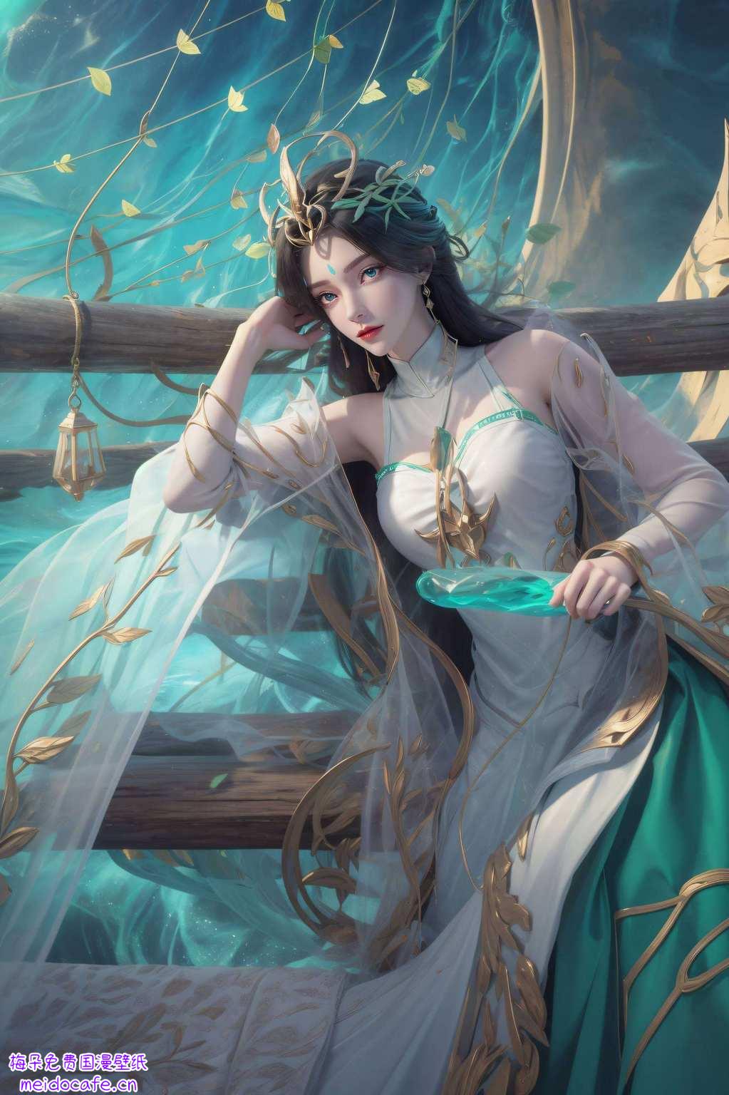 她是那完美世界中的一位神秘女神她的眼神中