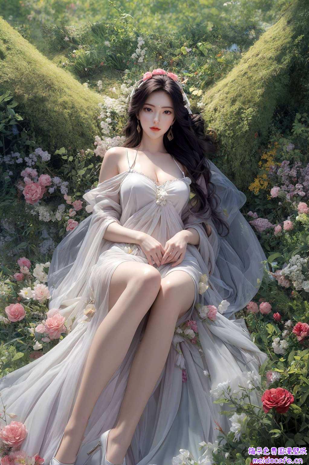 她是国漫中的绝世美女宛若穿越时空的仙子