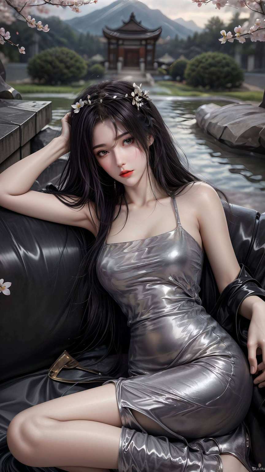 眸光如水玄幻色彩渲染