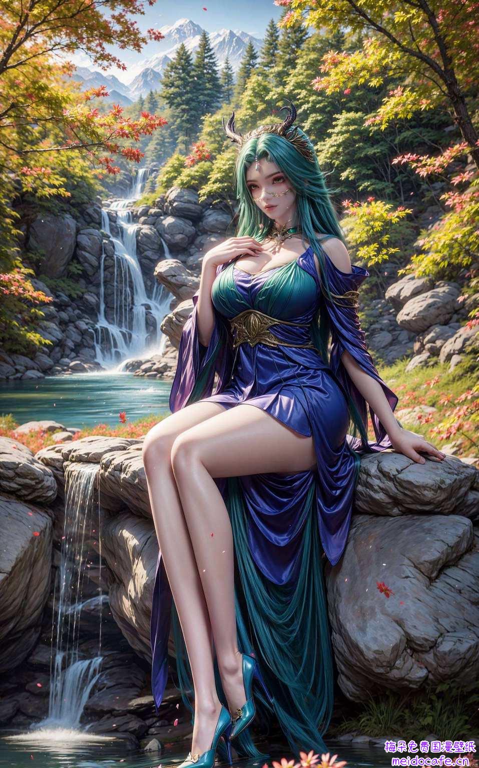 斗破苍穹里的那位龙女让你的电脑屏幕瞬间变身玄幻战场