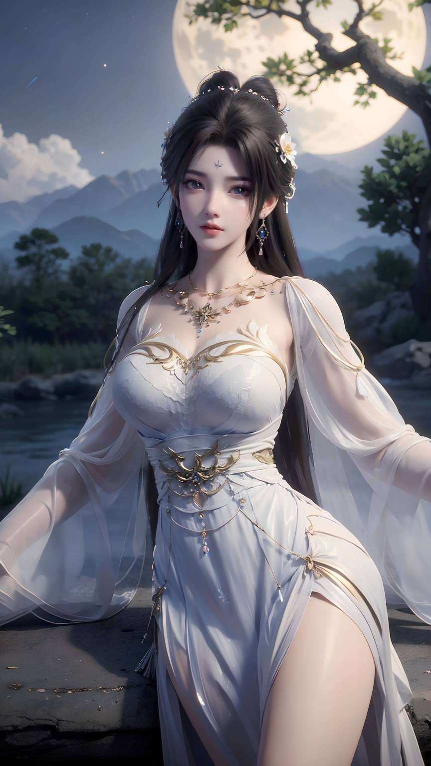 尽收眼底月华绘壁