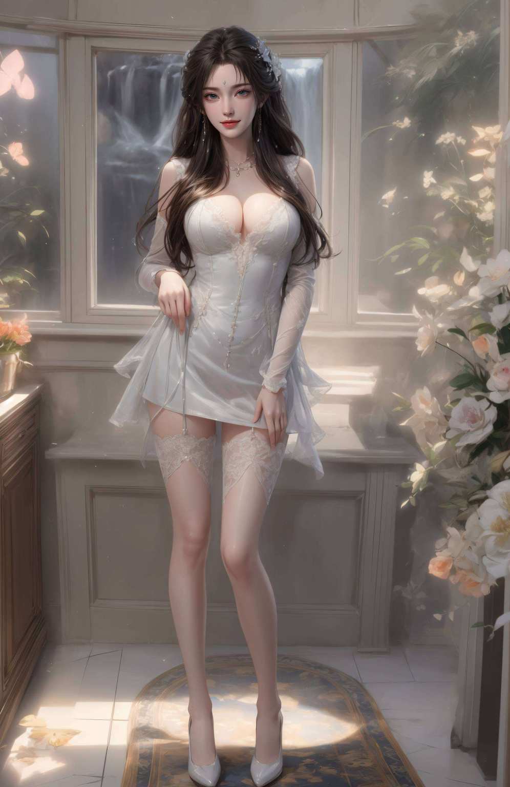 那完美世界中的绝世美女以她的婉约风姿