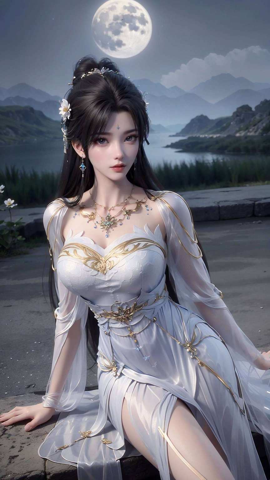 这位美若天仙的清漪清漪宝壁纸