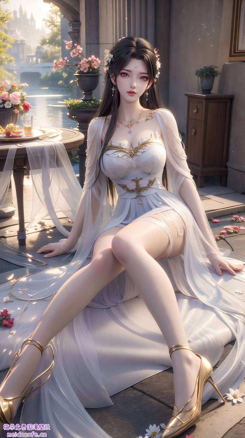 尽展完美世界玄幻之美动漫美女平板壁纸