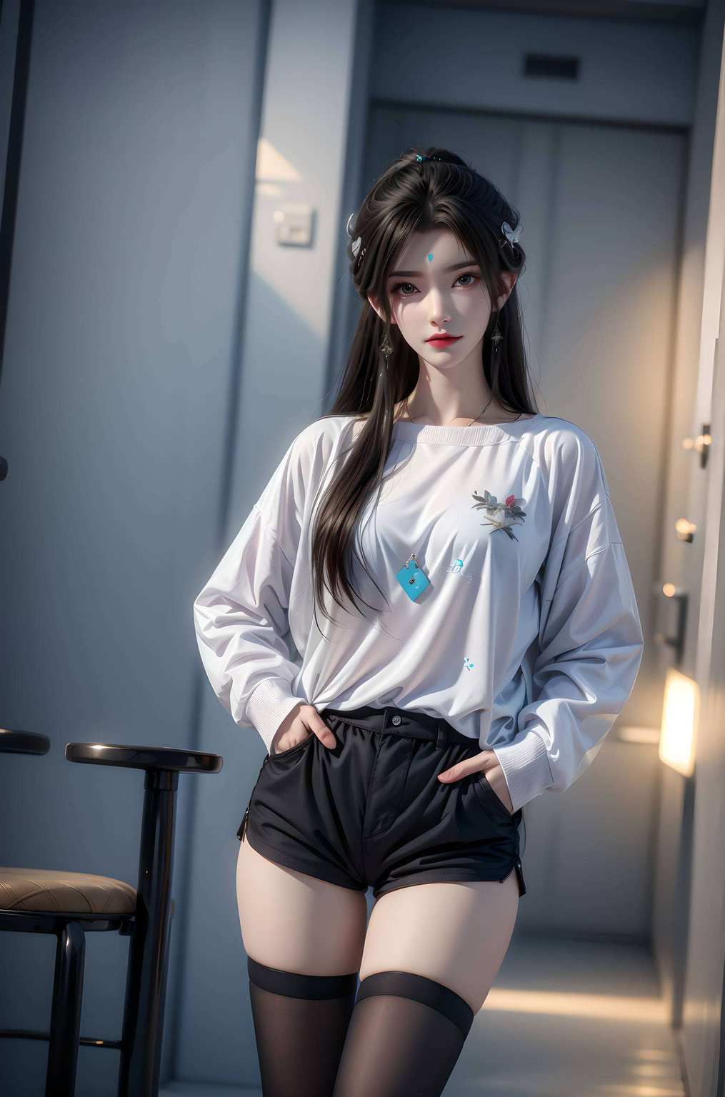 石昊与清漪电脑屏幕上