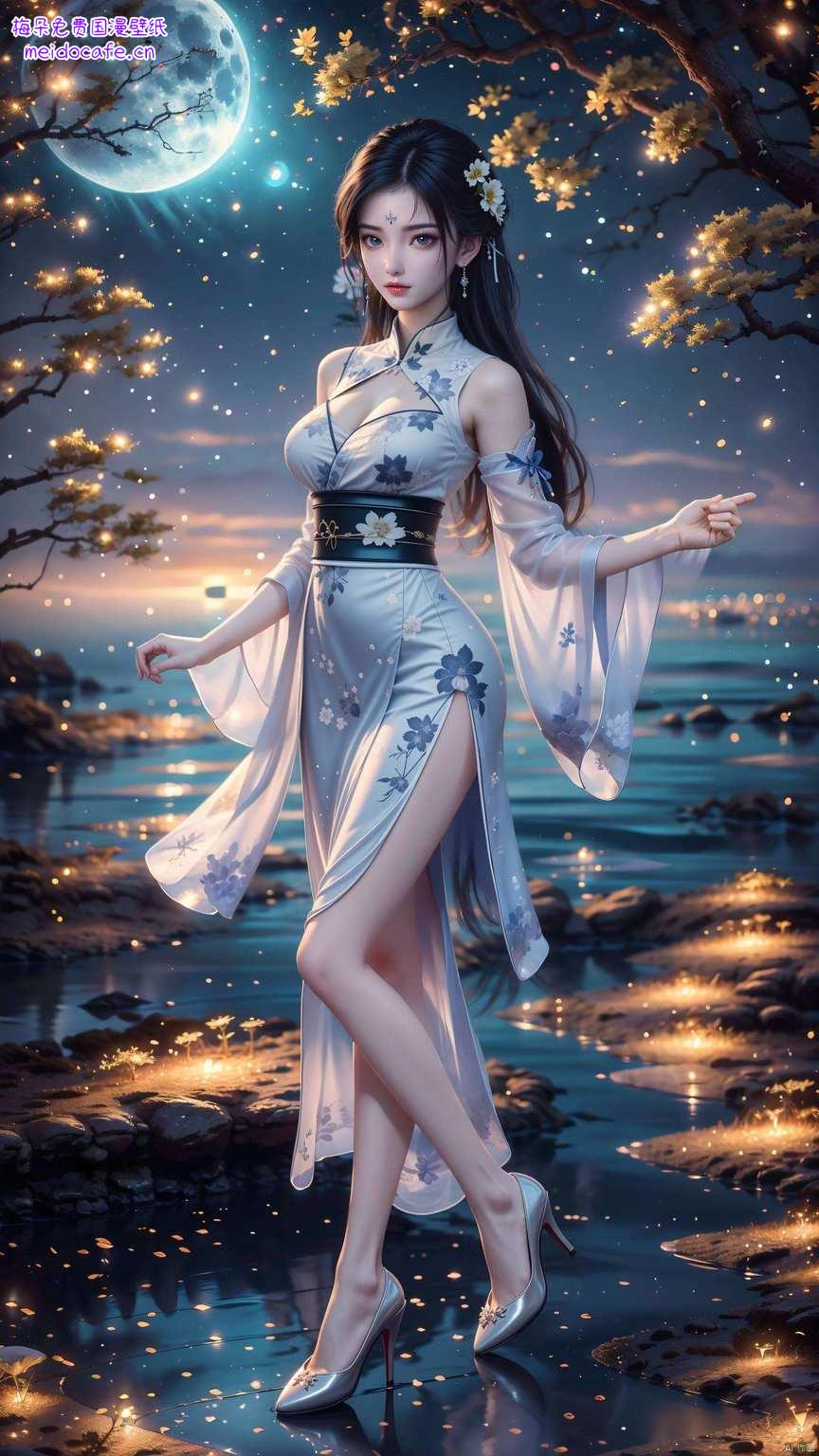 你的电脑桌面灵动之美跃然屏上；国漫女神风采尽显