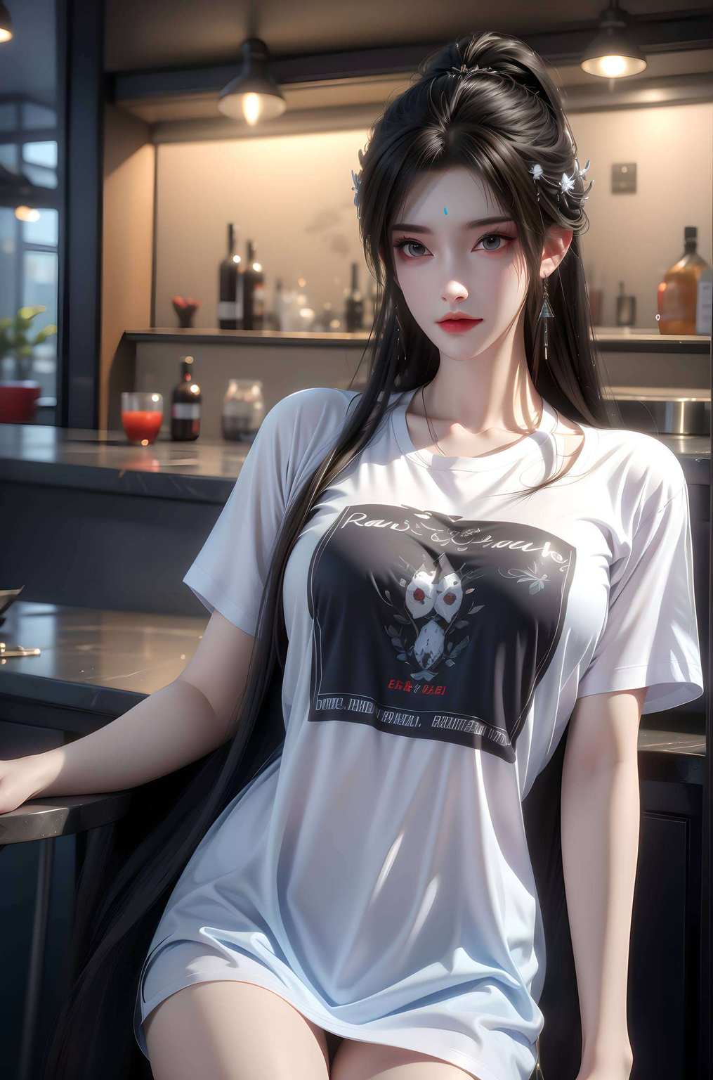 那这张清漪全身壁纸那份独特的玄幻气质